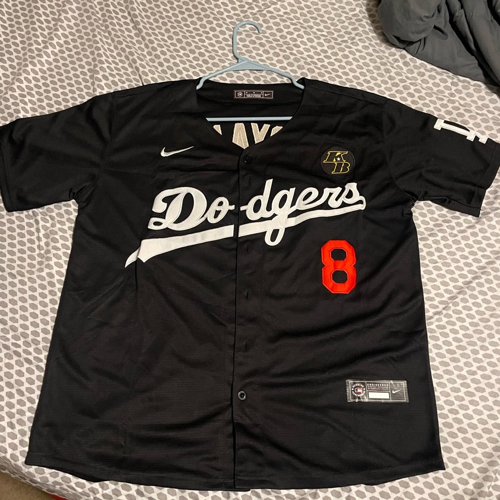 Los Angeles Dodgers Kobe Bryant #24 2020 MLB Black Jersey